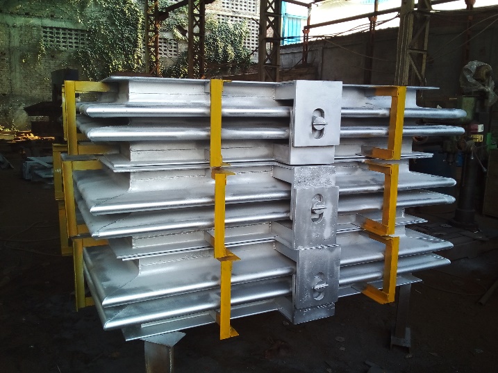 Heavy duty spring support under fabrication